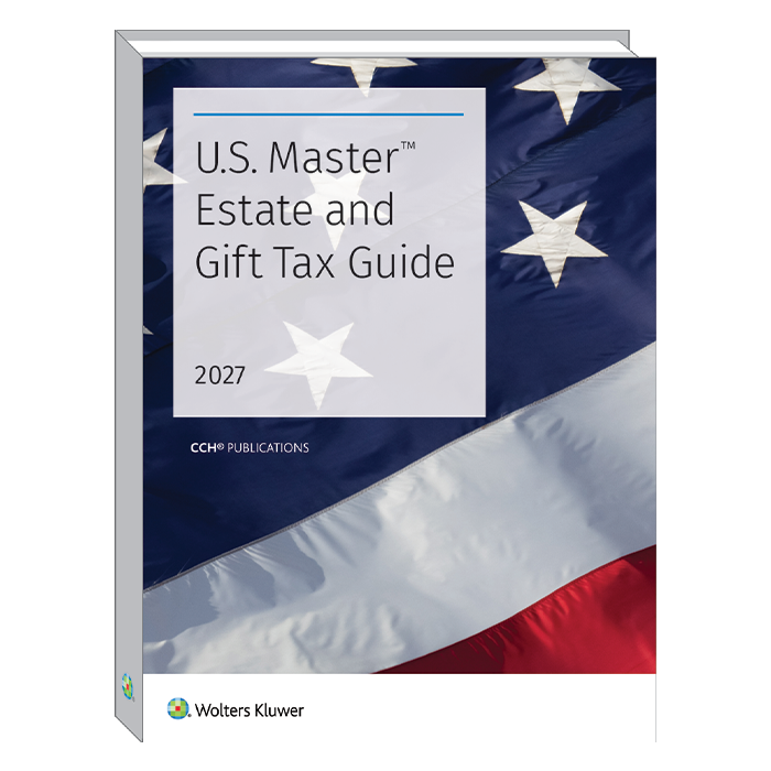 Cover of U.S. MASTER ESTATE AND GIFT TAX GUIDE (2027)